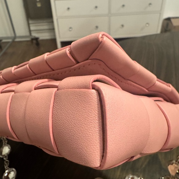 Miu Miu Pink Woven Leather Clutch - Picture 11 of 13